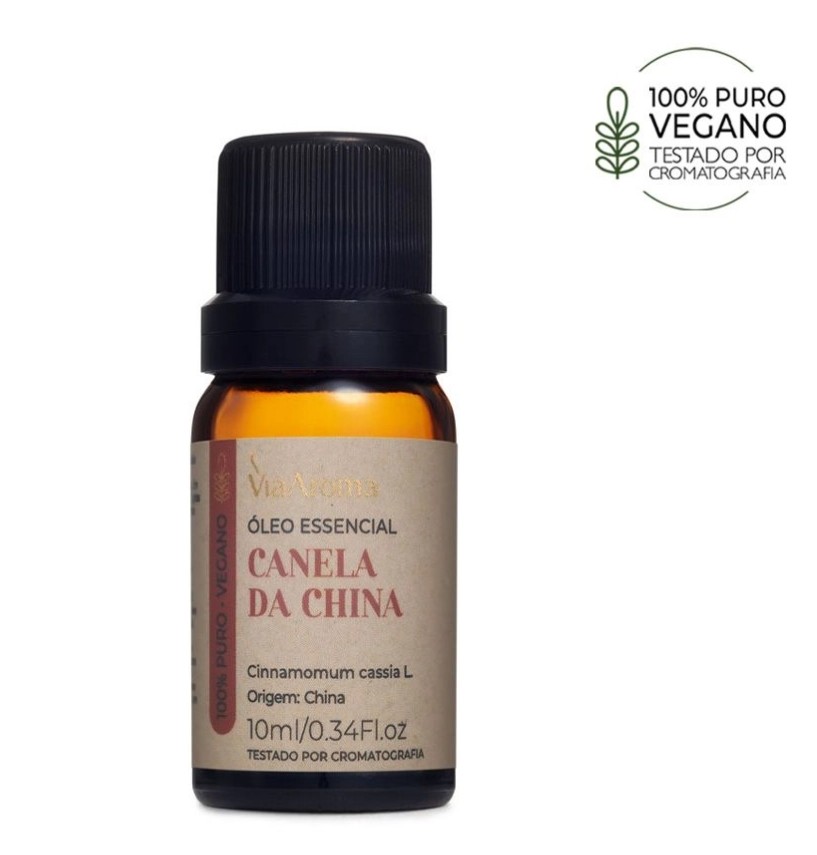 Óleo Essencial Canela da China Via Aroma - 10ml