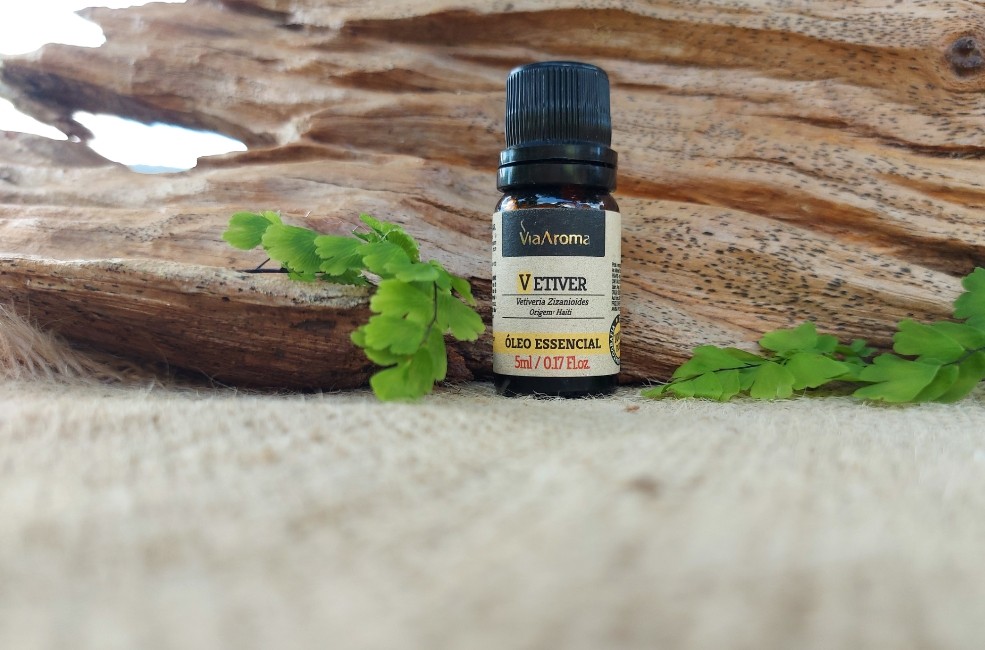 Óleo Essencial Vetiver Via Aroma - 5ml