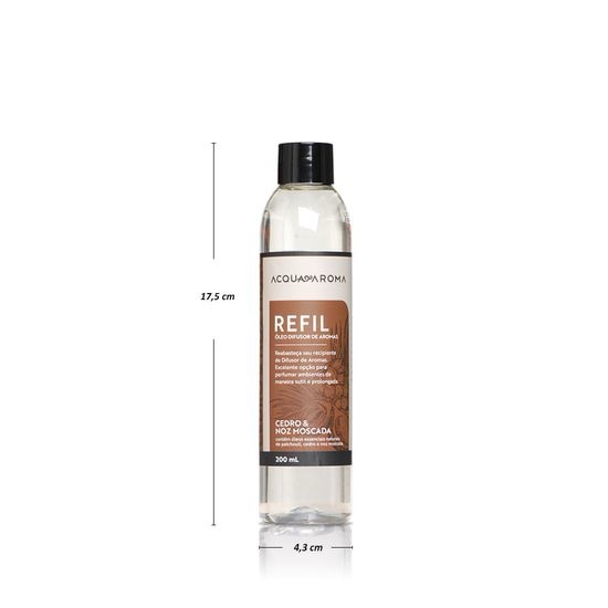 Difusor Varetas Dia a Dia Refil 200ml Cedro e Noz Moscada - Imagem 3
