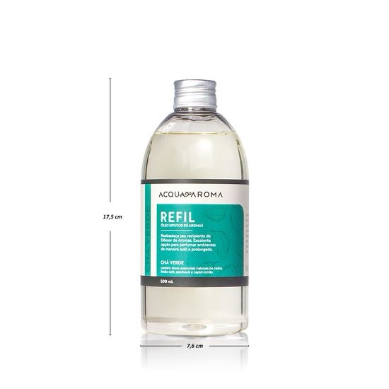 Difusor Varetas Dia a Dia Refil 500ml Chá Verde - Imagem 3