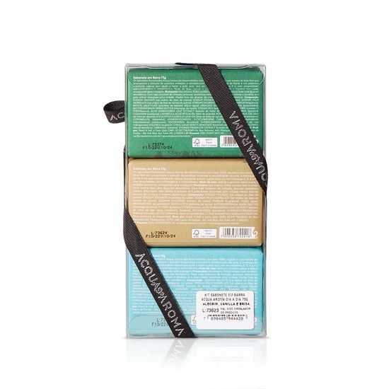 Kit Dia a Dia Sabonetes 75g c/ 3und Alecrim, Vanilla Bourbon, Brisa - Imagem 2