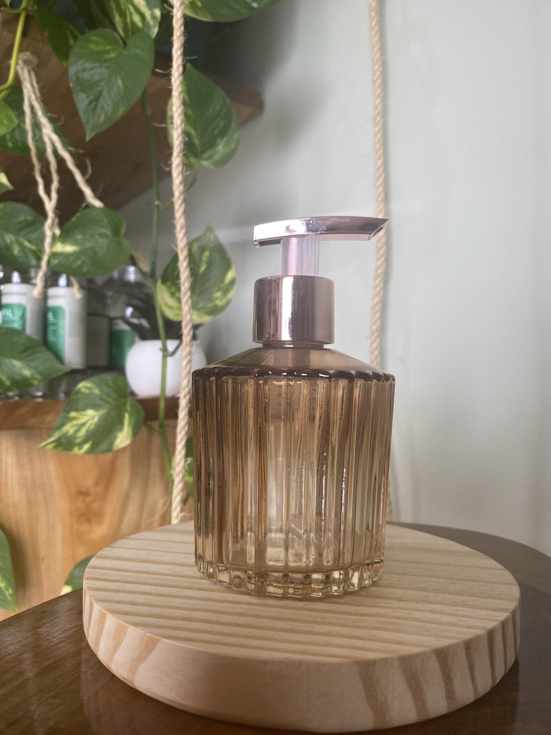 Frasco Vidro Safira Degradê Âmbar 250ml - Imagem 2