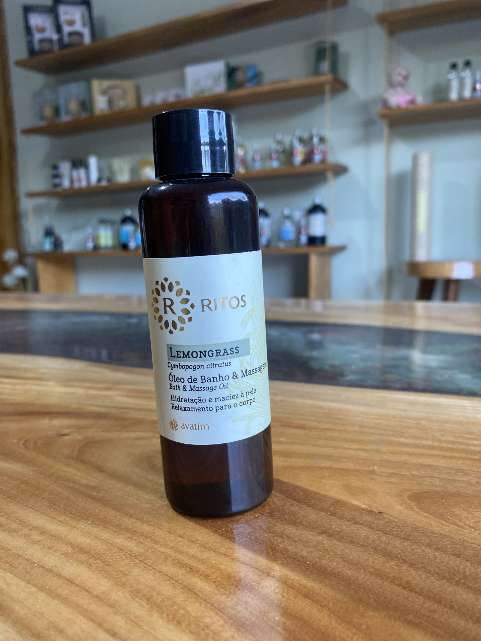 Óleo de banho e massagem lemongrass